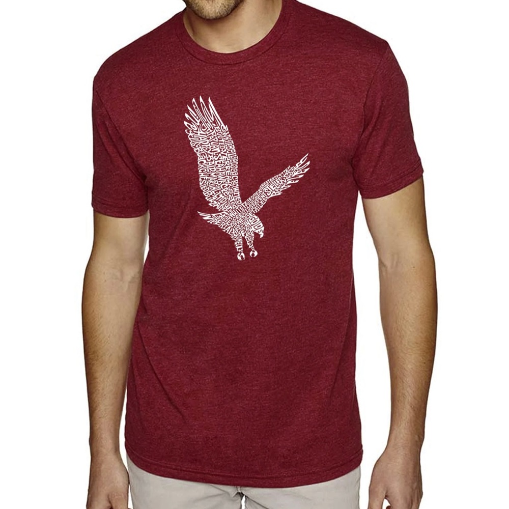 NWOT Pop Art Men's Premium Blend Word Art T-shirt - Eagle L